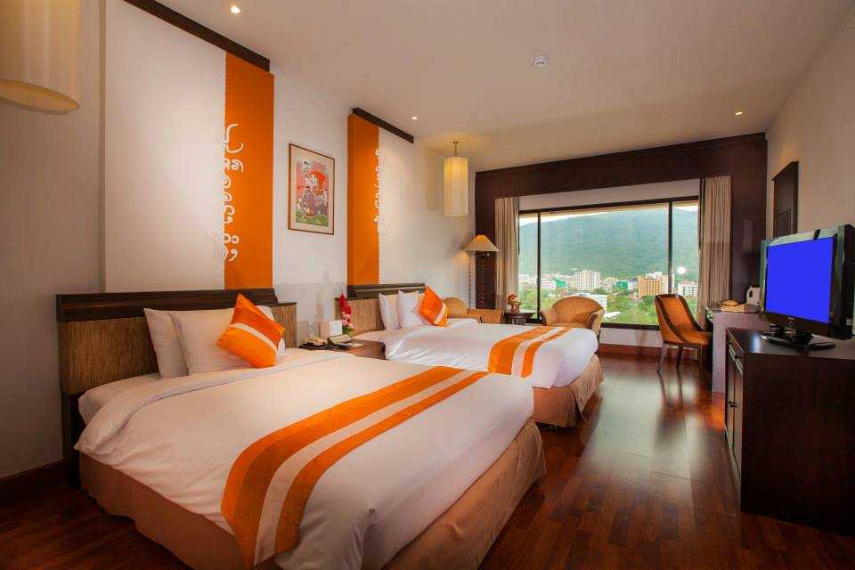 ห้องพัก @โรงแรม เชียงใหม่ แกรนด์ วิว (Chiang Mai Grand View)  เป็นโรงแรมเชียงใหม่ราคาถูก